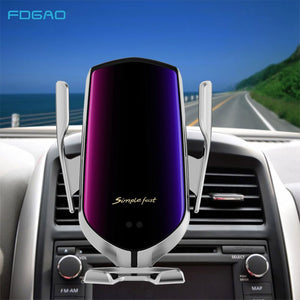 Wireless Automatic Sensor Car Phone Holder & Charger